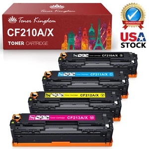 Juego de 4 cartuchos de tóner CF210X -3A131X para impresora multifunción HP LaserJet Pro M276n - Imagen 1 de 5