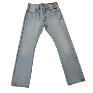 Levi's 517 Bootcut Jeans Regular Straight Fit Cotton Zip Fly Mid Wash Men's - Picture 1 of 15