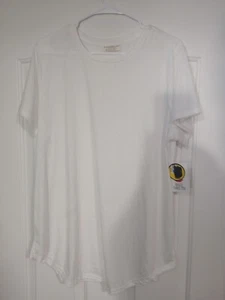 T-shirt Women's 2x Crew Neck White NWT - Picture 1 of 6