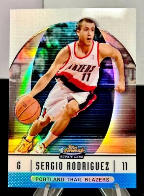 SERGIO RODRIGUEZ 2006-07 TOPPS FINEST BLUE REFRACTOR # 53 ROOKIE CARD /299 LOOK! - Image 1 of 2
