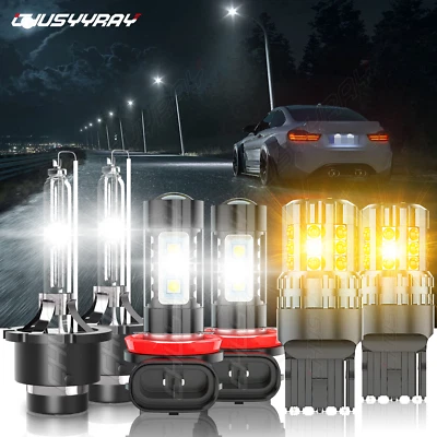 For Infiniti FX35 2006-2012 Headlight High/Low+Fog Light+Turn Signal Lamp Bulbs - Image 1 of 4