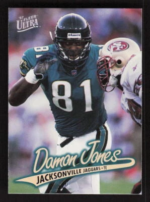 1997 Ultra  #336 Damon Jones Rookie Jacksonville Jaguars - Image 1 of 2