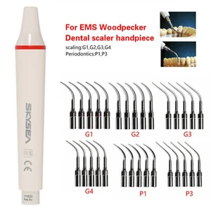 USA Dental Ultrasonic Piezo Scaler Handpiece / 5*scaling Tips fit Cavitron EMS - Picture 1 of 19