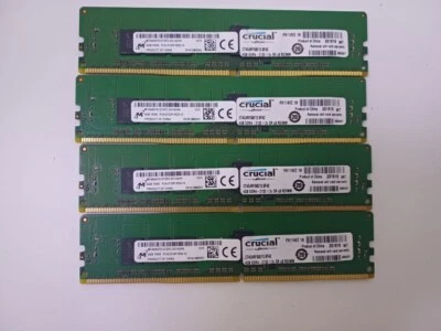 Crucial 16GB (4GBx4) DDR4 PC4-17000 (DDR4-2133) Memory (CT4G4SFS8213) - Image 1 of 3