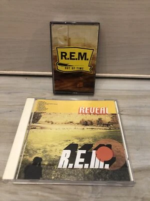 R.E.M. - Out Of Time Cassette & Reveal CD 💿 90s VG - Image 1 of 4