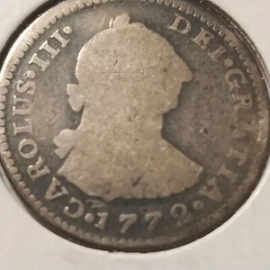 1772 1 reales messico om - Foto 1 di 6