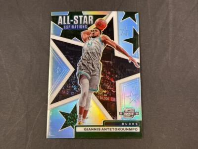 2021-22 PANINI CONTENDERS OPTIC GIANNIS ANTETOKOUNMPO ASPIRATIONS SILVER SP - Image 1 of 2