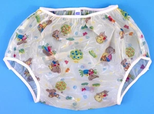 Incontinent Gary NUEVO Pantalones de Plástico Adulto Talla X-GRANDE Diseño Osos Aussie - Imagen 1 de 5