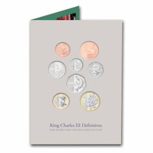 2023 GB King Charles III Definitives Brill Uncirculated Coin Set - SKU#286461