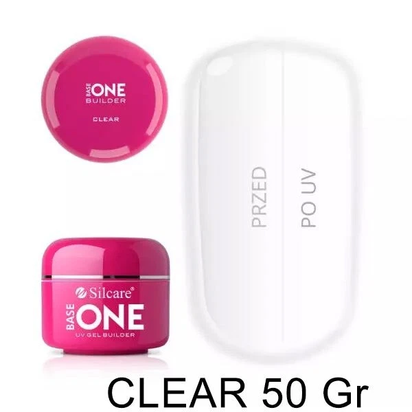 Silcare gel UV  Unghie Costruttore Monofasico Builder Clear Trasparente 50gr - Immagine 1 di 1