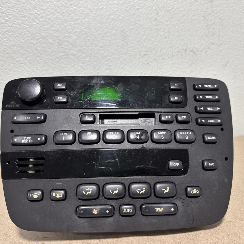 Receptor de radio de audio OEM 4F1T-18C858-CB 2004-2007 Ford Taurus sin probar Foto 1 de 4