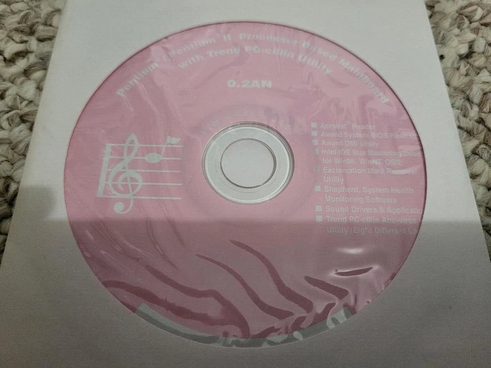 Pentium/Pentium II Processor Based Main board w Trend PC-cillin Utility 0.2AN - Image 1 of 1