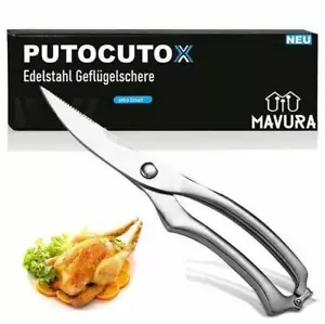 PUTOCUTOX Geflügelschere Fleischschere Edelstahl Hähnchenschere Tranchierschere - Bild 1 von 7
