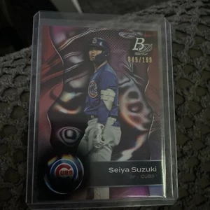 2023 Bowman Platinum - Pink #54 Seiya Suzuki /199 - Picture 1 of 2