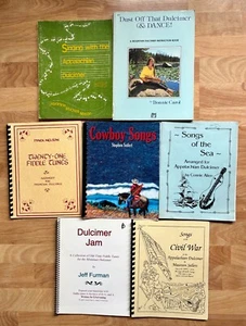 Lote de 7 Partituras DULCIMER Mountain Appalachian Folk Básico y Más Allá - Imagen 1 de 1