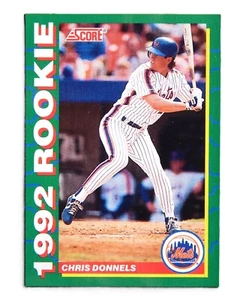 Chris Donnels #29 Score 1992 (R) Baseball Card (New York Mets) LN - Picture 1 of 2