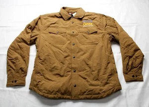 32 Degrees Men's Commuter Tech Fleece-Lined Shirt Jacket NC3 Teddy Brown Medium - Picture 1 of 3