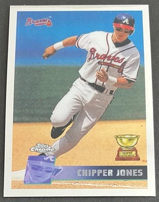 2017 Topps Chrome Update Series #TARC-8 Chipper Jones Topps All-Rookie Cup - Image 1 of 2