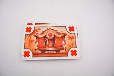Ticket to Ride First Journey game part pieces - red train car cards - Image 1 of 2