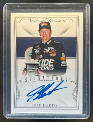 2016 National Treasures Jeff Burton #S-JB Signatures Auto #40/99 - Image 1 of 2
