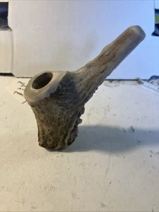 Deer Antler Pipe - Picture 1 of 9
