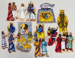 Daniel Lion's Den Felt Figures for Flannel Board Old Testament Bible Story Kids - Picture 1 of 3