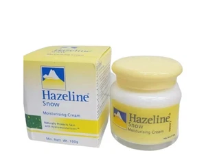 2 X 100g HAZELINE Snow Moisturizing Cream - Picture 1 of 6