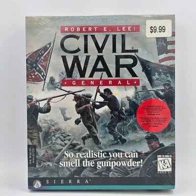Robert E. Lee: Civil War General PC Game (1996) • Sierra • Big Box • New Sealed - Image 1 of 4