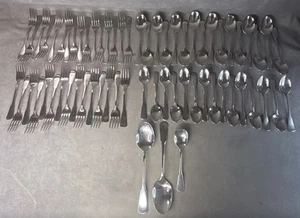 S.S.S. By Oneida Besteck Silberbesteck 65x teiliges Set - Bild 1 von 18