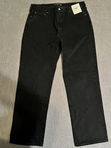 Pantalones de mezclilla holgados Abercrombie Fitch para hombre 36x34 años 90’s sueltos pierna ancha patinador hip hop de colección - Imagen 1 de 15