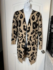 BTFBM Pullover Strickjacke Langarm Animal Print offen XL - Bild 1 von 6