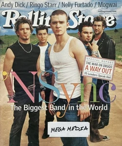 Rolling Stone Magazine August 16, 2001 ’NSYNC Justin Timberlake WAR ON DRUGS - Picture 1 of 8