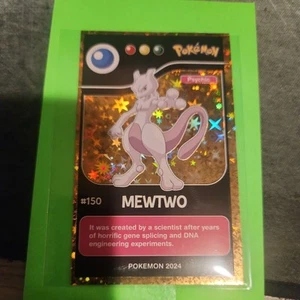 2024 POKEMON POKEDEX BLACK Card #150 Mewtwo Peru Edition US Seller - Picture 1 of 4