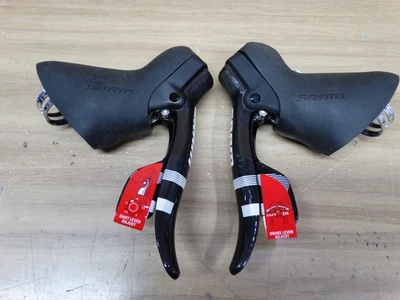 NEU + NOS SRAM FORCE Carbon 2 x 10 Gang Carbon Schalthebel + NEU (Felgenbremsen) (2) - Bild 1 von 4