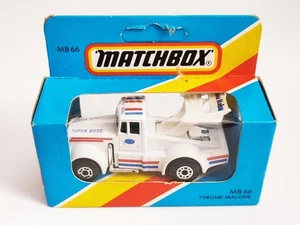 1981 MATCHBOX DIECAST - MB 66 TYRONE MALONE SUPER BOSS + COLLECTION CARD SEALED - Picture 1 of 6