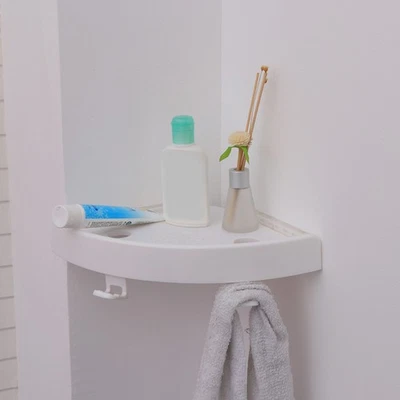  Mensola Angolare Bagno Mensole Per Rack Angolo Del Scaffale D'angolo - Immagine 1 di 4
