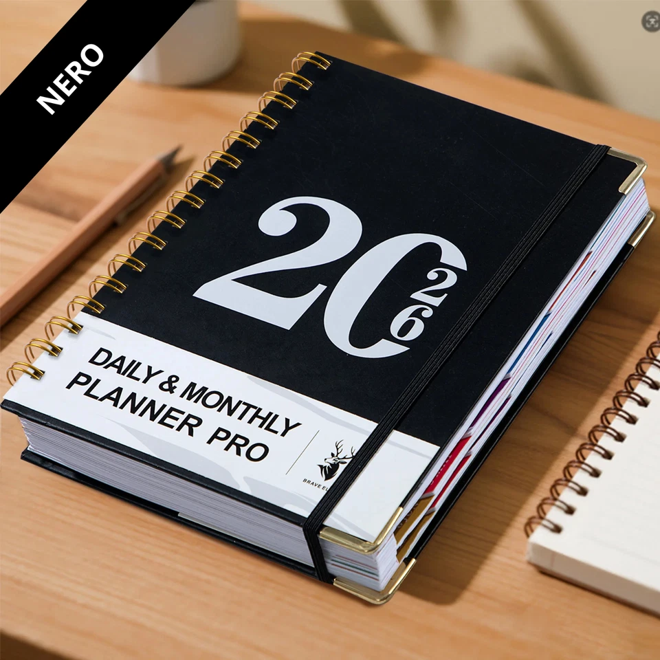📅2026 Agenda Calendario | Giornaliero + Settimanale | 320 pag. | Pocket | 16x21 - Imagen 1 de 4