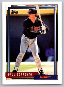 1992 Topps Paul Sorrento Minnesota Twins #546 - Picture 1 of 2