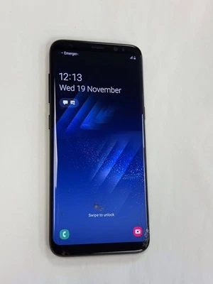 Samsung Galaxy S8 SM-G950F 64GB Black (Unlocked) (Single Sim) - Image 1 of 4