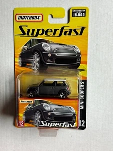 Matchbox Superfast Mini Cooper S Gray #12 NEW-SHIPS FAST🔥🔥🔥 - Picture 1 of 2