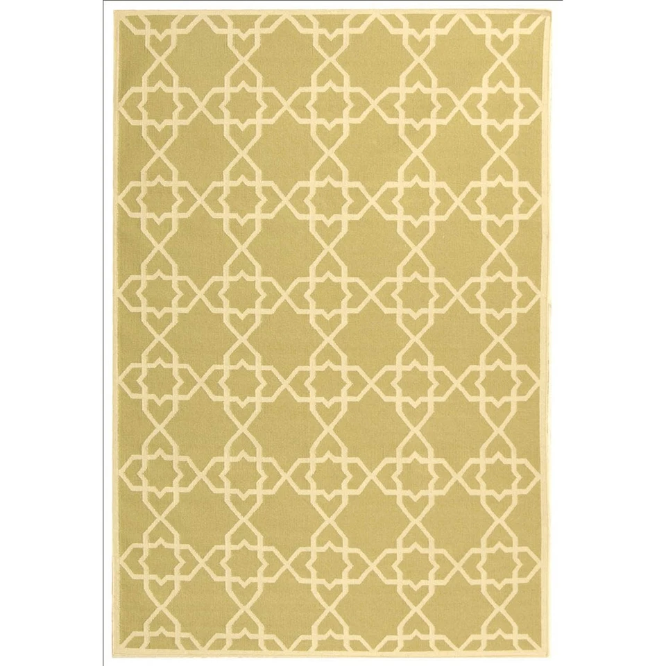Safavieh Flat weave Olive/ Ivory Wool Area Rug 3' x 5' - Image 1 of 1