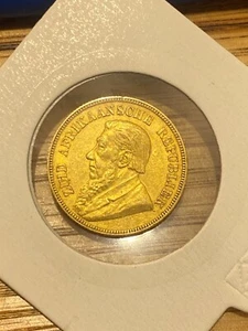 Rare c1892 South African 22K Gold Pond One Shaft PCGS-certified: Extra Fine AU55 - Picture 1 of 2