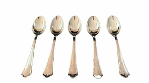 5er Set Silber Kaffeelöffel Wilkens ☾♛ 800 Silber 13 cm Chippendale Tee Löffel - Bild 1 von 6