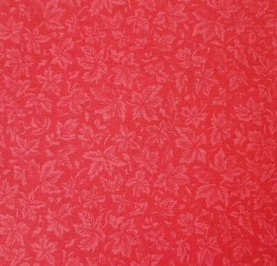 Sweetness BTY Tina Higgins Quilting Treasures Tonal Deep Hot Pink Leaf Blender - Image 1 of 3