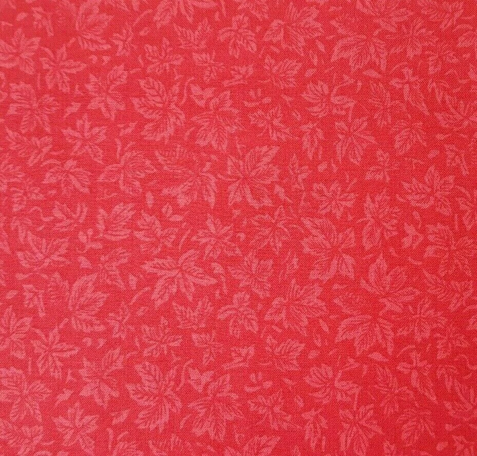 Sweetness BTY Tina Higgins Quilting Treasures Tonal Deep Hot Pink Leaf Blender