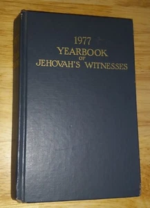 1977 Yearbook of Jehovah's Witnesses Hardcover Book Exc Condition - Imagen 1 de 3