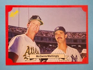 1988 Classic Red Mark McGwire Don Mattingly A's Yankees #151 ⚾ - Picture 1 of 2