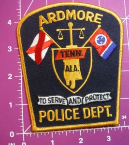 ARDMORE ALABAMA AL TENNESSEE TN POLICE PATCH - Picture 1 of 2