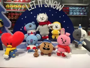 BTS BT21 Official Christmas Plush Doll Limited Edition 8 Ver_Free standard ship - Picture 1 of 17