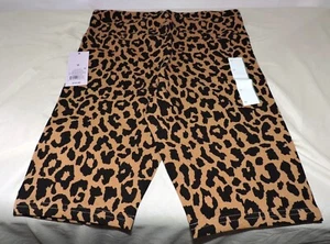 Damen Wild Fable Leopard Gepard Druck Stretch Hochhaus Fahrradshorts Yoga M - Bild 1 von 10